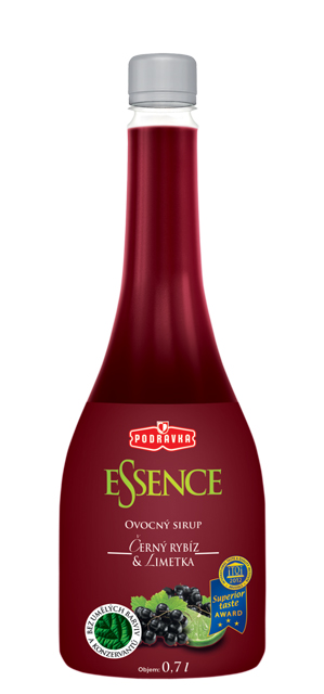 Essence sirup černý rybíz a limeta 0,7 l