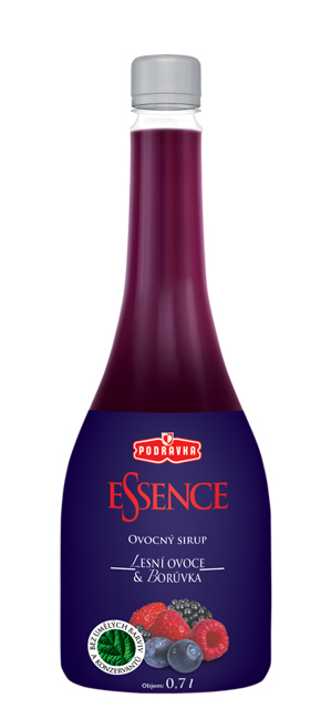 Essence sirup lesní ovoce a borůvka 0,7 l