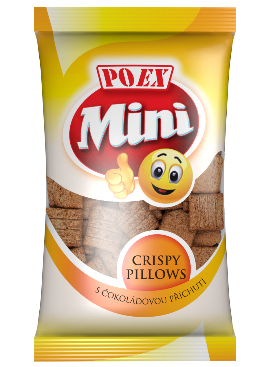 MINI CRISPY PILLOWS s čokoládovou příchutí